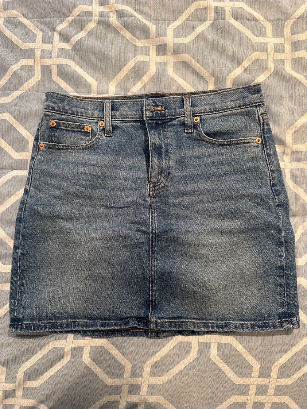 J.Crew Blue Denim Skirt